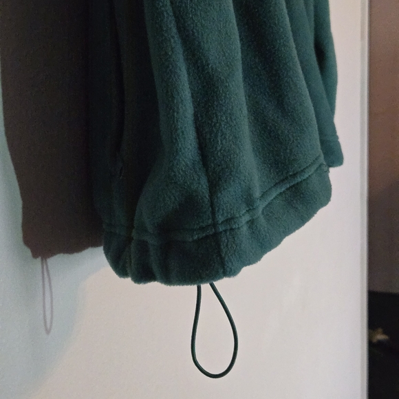 Columbia Women's Teal Green Fleece Jacket, PLUS sized 1X - Picture 3 of 7